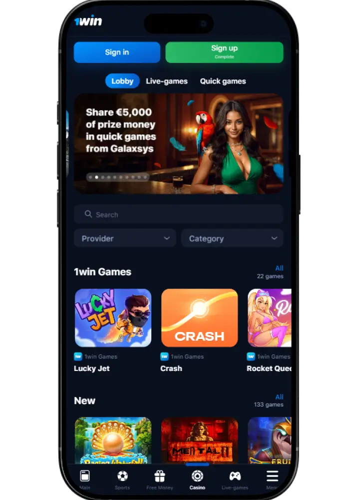 Download 1win app